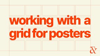 Working with a grid for poster design