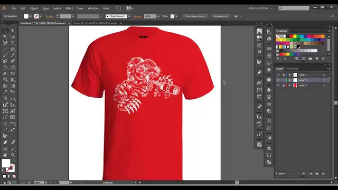 Inkscape Tutorial Simple T Shirt Mock Up Youtube Illustrator Tutorials Mockup Design Illustration