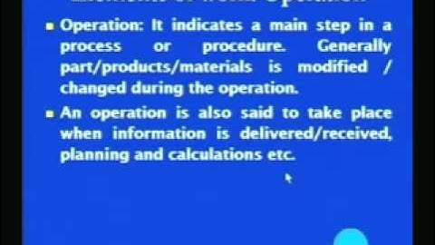 Mod-3 Lec-5 Recording Techniques for Method Study Part-1