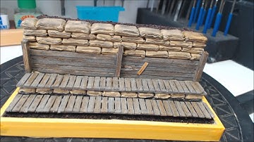 Weathering a Small Vignette Base In 1/35 scale   part 3 Basic Build
