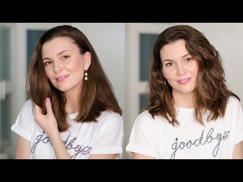 Самые легкие укладки для средней длины волос.
