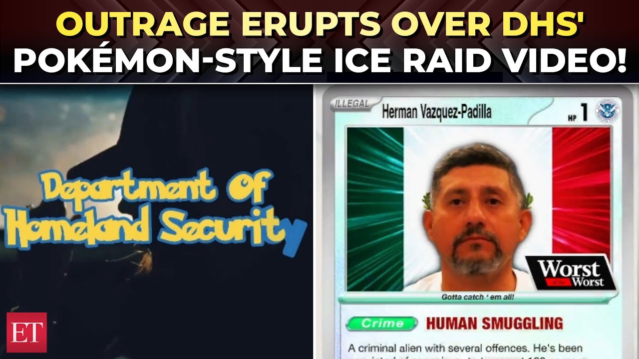 'Gotta Catch 'Em All': DHS posts Pokémon-themed ICE raid video | US immigration crackdown