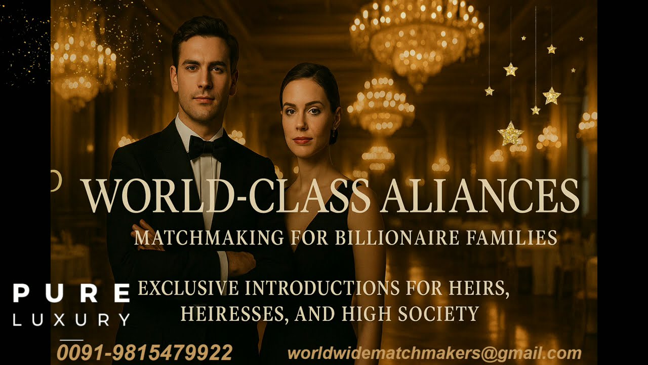 Elite Marriages for Super Rich families Across the Globe Trusted,Private and Perfectly Matched by WW