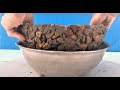 How to make stone pots and pebbles, with a simple method.