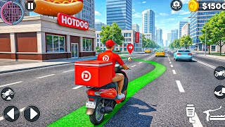 Urban Food Delivery Game City Driving: Bike City Duty Food Delivery Simulator 3D - Android Gameplay screenshot 5