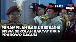 Download Lagu PENAMPILAN BARIS BERBARIS SISWA SEKOLAH RAKYAT BIKIN PRABOWO KAGUM MP3