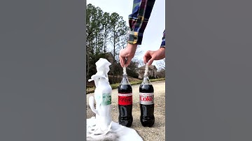 Popular Coke Sodas Vs Mentos 58 #satisfying #experiment #asmr