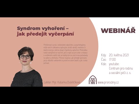 Video: Jak Se Vyhnout Profesionálnímu Vyhoření