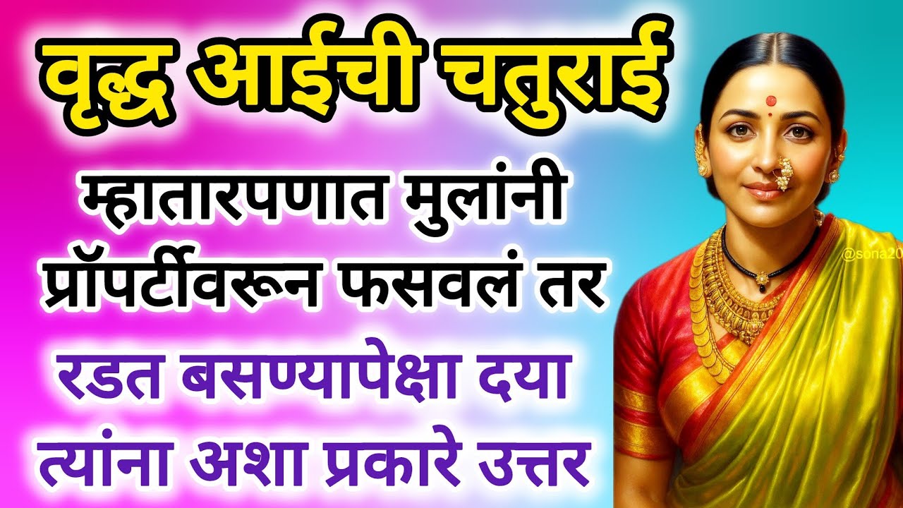 मुलांनी प्रॉपर्टी वरून फसवलं तर रडत बसण्यापेक्षा अशाप्रकारे उत्तर दया 