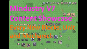 Mindustry V7 Content Showcase - Every New Block, Unit and Mechanic!