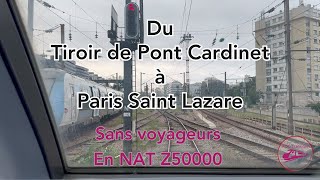 Sans voyageurs de Pont Cardinet à Paris Saint Lazare