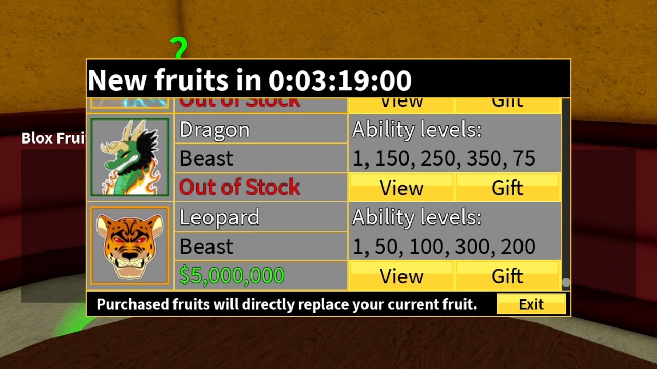 LEOPARD FRUIT IN STOCK ?!?!?!?! (Blox Fruits) - YouTube