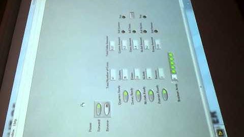 Coin counting machine, LabVIEW