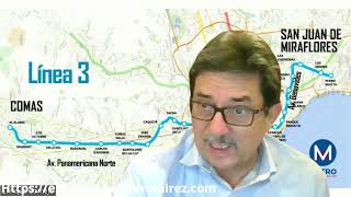 Conozcamos ruta de Línea 3 Metro de Lima y Callao
