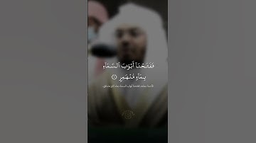 (فدعا ربه أني مغلوب) تلاوة مؤثرة تفوق الوصف للشيخ ياسر الدوسري من سورة القمر 💔#ياسر_الدوسري​