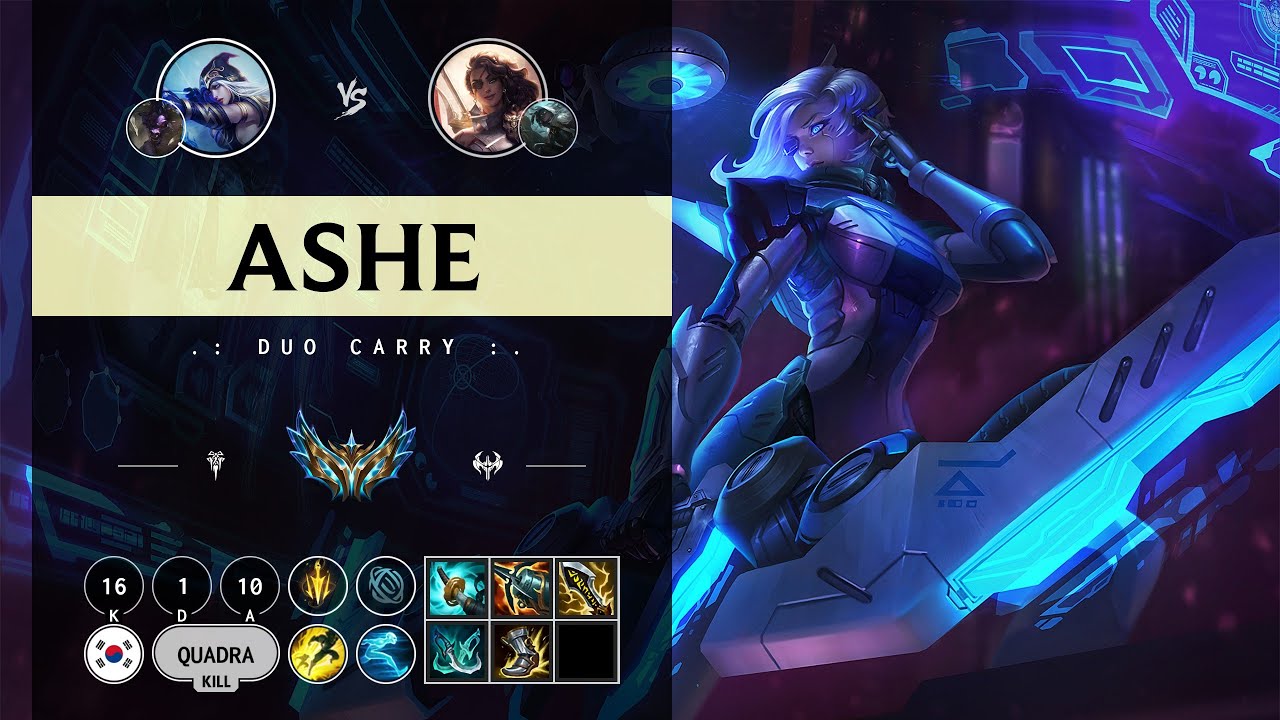 Ashe ADC vs Samira - KR Challenger Patch 14.9
