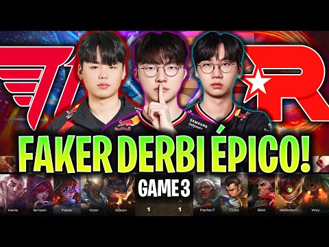 FAKER Y SMASH EN LA DECISIVA DEL DERBI COREANO! *ÉPICO* | T1 vs KT RESUMEN GAME 3 LCK CUP 2025