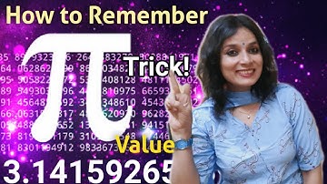 Memories 🔥 Value of Pi in 30 Seconds | Pi Memorizing Trick | How to Remember digits of Pi | Pi Trick