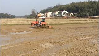 Rubber Crawler Triangle Tractor for soft mud field-Protection soil working |Rotary Tiller Implements screenshot 2