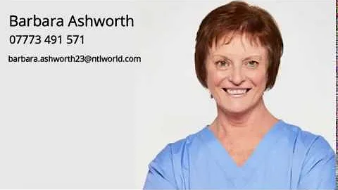 Barbara Ashworth   Showreel 2019