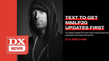 Eminem Sets Time For 'The Marshall Mathers LP' 20th Anniversary Live Chat