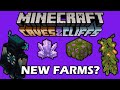 ALL NEW FARMABLE THINGS IN MINECRAFT 1.17 The Caves And Cliffs! (speculation)