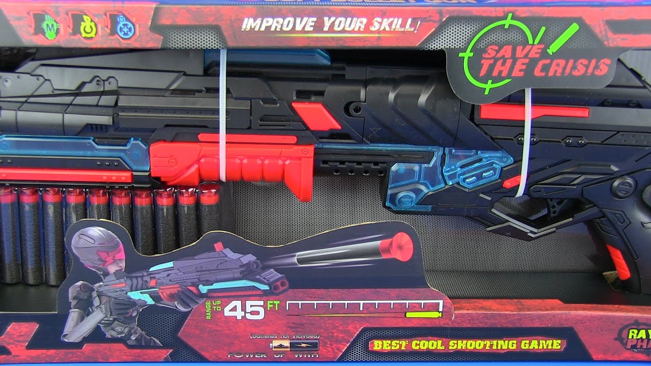 Toys for kids ! Toy Rifle high speed soft bullet gun - Video for kids