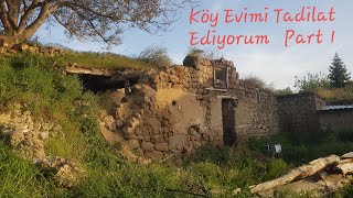 Tadi̇lat Etmek İçi̇n Harabe Köy Evi̇ Satin Aldim Tadi̇lat Part 1