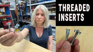 How to use threaded inserts for wood. Complete guide to threaded inserts and Tnuts.