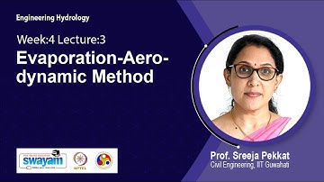 Lec 25: Evaporation-Aerodynamic Method