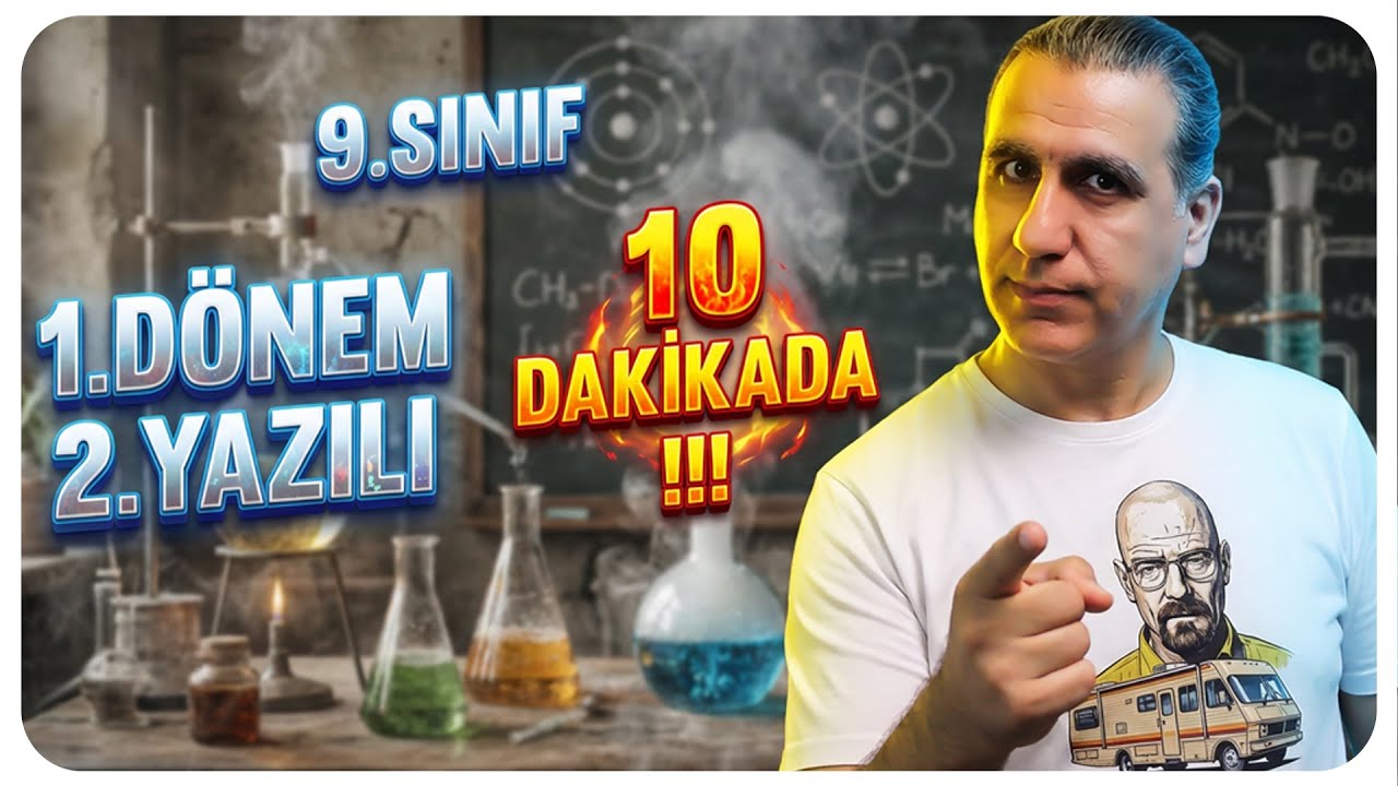 9.Sınıf Kimya 1.Dönem 2.Yazılı 10 dakikada hızlı tekrar