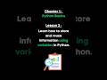 ✅Python Variables Explained in 20 Seconds. (Lesson 2) #python #coding #shorts