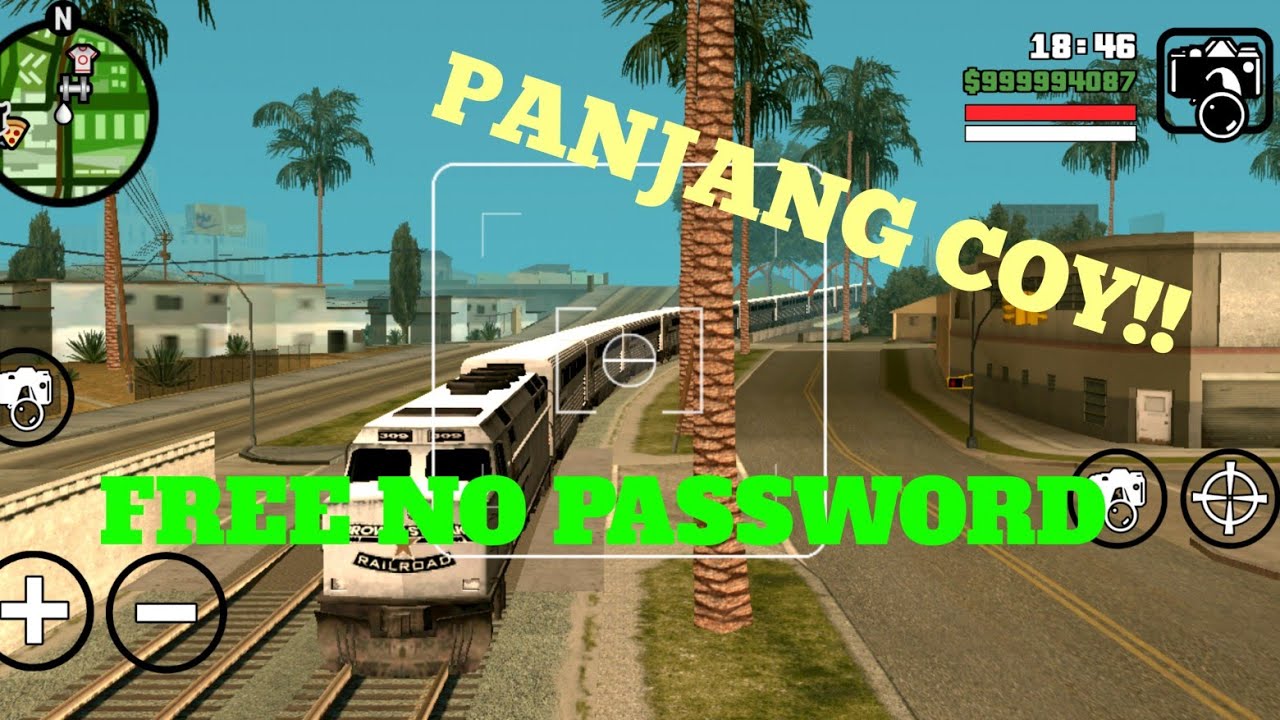 KERETA NYA PANJANG BANGET | GTA SA MOD LONG TRAIN ANDROID