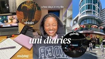 A FEW DAYS IN MY LIFE 💗📚 | UNI DIARIES EP:3 | studying, night out with friends, running errands…