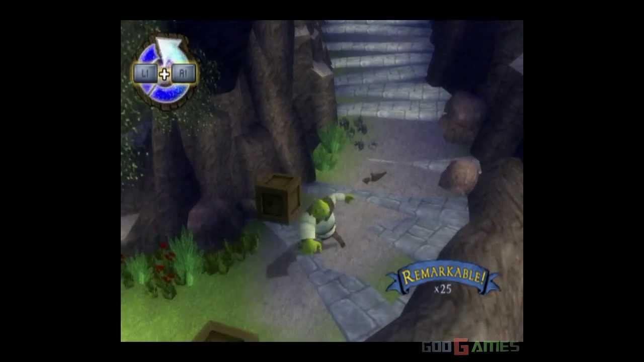 Shrek the Third - Gameplay PS2 (PS2 Games on PS3)