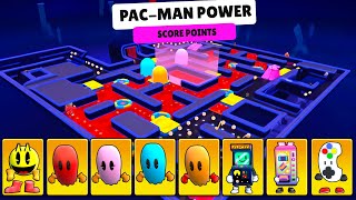 ALL NEW SKIN 0.63 vs New Map PAC MAN POWER 🔥 Stumble Guys