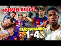 HINCHAS del BARÇA REACCIONAN al BARÇA 1 - 4 MADRID *humillados por el Real Madrid* image