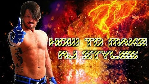 How to make AJ Styles NJPW in WR3D