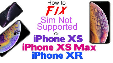 How to Fix Sim Not Supported on iPhone XS, iPhone XS Max, and iPhone XR