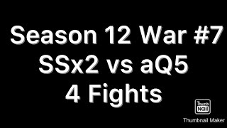 SSx2 vs aQ5 Alliance War season 12 war #7 Marvel Contest of Champions MCOC