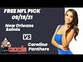 NFL Picks - New Orleans Saints vs Carolina Panthers Prediction, 9/19/2021 Week 2 NFL Best Bet Today