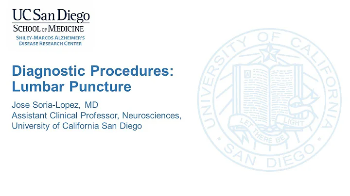 Jose Soria-Lopez, MD - Lumbar Puncture