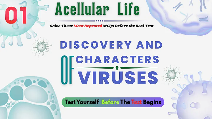 Unit #01  Acellular Life MDCAT MCQs | Discovery of Viruses |  2025 MDCAT biology MCQs with answers