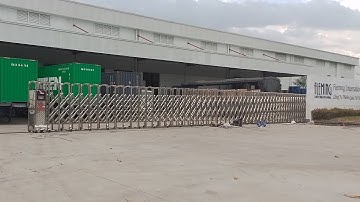 sửa cửa cổng xếp inox. hotline : 0906780293