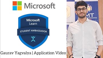 Microsoft Learn Student Ambassador 2023 Program | My Video Answer | Connect | MLSA