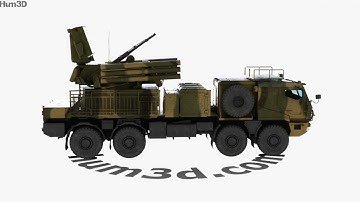 Pantsir missile system 3D model by 3DModels.org