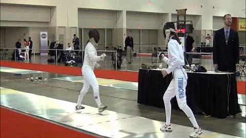 2012 Milwaukee NAC - Div 2 Women's Epee DE - Sarah...