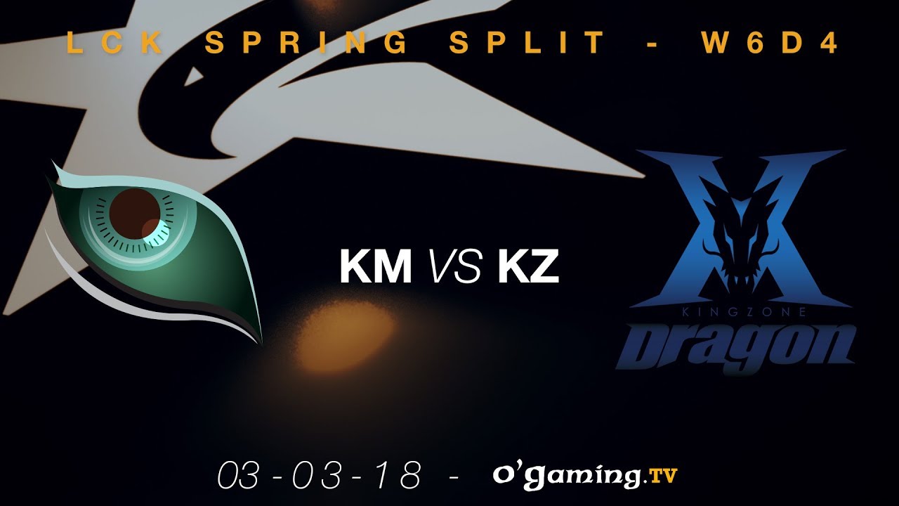 Kongdoo Monster vs Kingzone DragonX - LCK Spring Split 2018 - Week 6 Day 4 - League of Legends