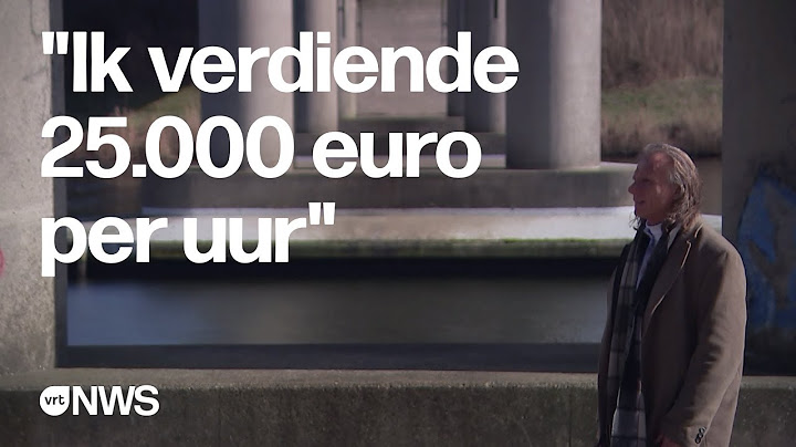 Ex-drugscrimineel getuigt: "Ik verdiende vroeger 25.000 euro per uur"