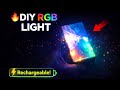 Kharab LED Ladi Se Banayi Rechargeable RGB Light 😱 | DIY Electronics Project #experiment #rgblight